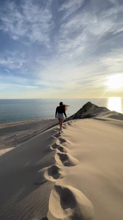 Dunas de San Nicolás al atardecer
